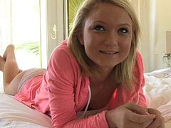 Intro and hot Scene Beautiful young blond