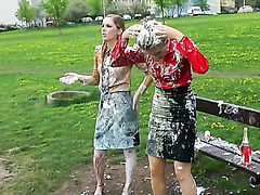 DRINKS IN THE PARK LEAD TO MESS DISASTER