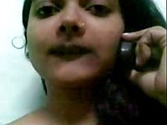 bangla girl showing all to lover live