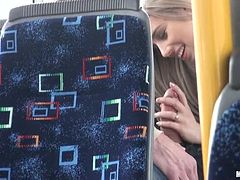 Amateur sex on a bus