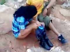 Indian couple caught red handed having sex outdoor
