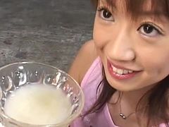 Japanese chick swallows plate of sperm
